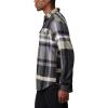 Columbia Mens Flare Gun Stretch Flannel(Black Big Check Plaid)