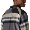 Columbia Mens Flare Gun Stretch Flannel(Black Big Check Plaid)