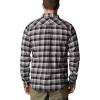 Columbia Mens Flare Gun Stretch Flannel(Black Shadow Plaid)