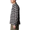 Columbia Mens Flare Gun Stretch Flannel(Black Shadow Plaid)