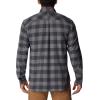 Columbia Mens Flare Gun Stretch Flannel(City Grey Twill Buffalo Check)