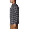 Columbia Mens Flare Gun Stretch Flannel(City Grey Twill Buffalo Check)
