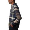 Columbia Mens Flare Gun Stretch Flannel(Collegiate Navy Big Check Plaid)