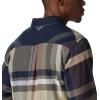 Columbia Mens Flare Gun Stretch Flannel(Collegiate Navy Big Check Plaid)