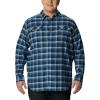 Columbia Mens Flare Gun Stretch Flannel(Collegiate Navy Shadow Plaid)