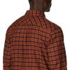 Columbia Mens Flare Gun Stretch Flannel(Dark Amber Small Check)