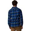 Columbia Mens Flare Gun Stretch Flannel(Mountain Blue Trails Edge Plaid)