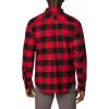 Columbia Mens Flare Gun Stretch Flannel(Mountain Red Twill Buffalo Check-legacy)