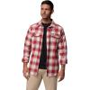 Columbia Mens Flare Gun Stretch Flannel(Mtn Red Two Lane Tartan)