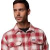 Columbia Mens Flare Gun Stretch Flannel(Mtn Red Two Lane Tartan)