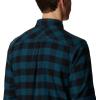 Columbia Mens Flare Gun Stretch Flannel(Night Wave Buffalo Check)