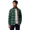 Columbia Mens Flare Gun Stretch Flannel(Rain Forest Trails Edge Plaid)