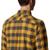 Columbia Mens Flare Gun Stretch Flannel(Raw Honey Buffalo Check)