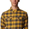 Columbia Mens Flare Gun Stretch Flannel(Raw Honey Buffalo Check)