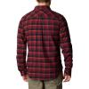 Columbia Mens Flare Gun Stretch Flannel(Red Jasper Shadow Plaid)