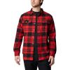 Columbia Mens Flare Gun Stretch Flannel(Sail Red River Crossing Plaid)