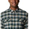 Columbia Mens Flare Gun Stretch Flannel(Spruce Shadow Plaid)