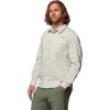 Columbia Mens Harbor Peak Long Sleeve Shirt(Misty Jade Wayward Tartan)