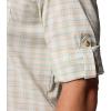 Columbia Mens Harbor Peak Long Sleeve Shirt(Misty Jade Wayward Tartan)