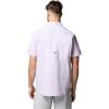 Columbia Mens Harbor Peak Short Sleeve Shirt(Lavender Pearl Gingham)