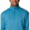 Columbia Men’s Hart Mountain II Half Zip Jacket(Deep Marine Heather)