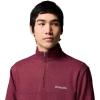 Columbia Men’s Hart Mountain II Half Zip Jacket(Rich Wine Heather)