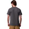 Columbia Mens Kwick Hike Graphic Short Sleeve Tee, Black Heather/Iconic Brand, Large