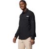 Columbia Men’s PFG Backwater Long Sleeve Shirt(Black)