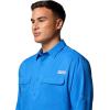 Columbia Men’s PFG Backwater Long Sleeve Shirt(Vivid Blue)