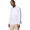 Columbia Men’s PFG Backwater Long Sleeve Shirt(White)