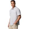 Columbia Mens PFG Backwater Short Sleeve Shirt(Cool Grey)