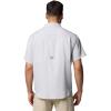 Columbia Mens PFG Backwater Short Sleeve Shirt(Cool Grey)