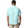 Columbia Mens PFG Backwater Short Sleeve Shirt(Gulf Stream)