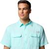Columbia Mens PFG Backwater Short Sleeve Shirt(Gulf Stream)