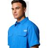 Columbia Mens PFG Backwater Short Sleeve Shirt(Vivid Blue)