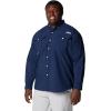 Columbia Men’s PFG Bahama II Long Sleeve Shirt(Collegiate Navy)