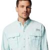 Columbia Men’s PFG Bahama II Long Sleeve Shirt(Icy Morn)
