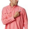 Columbia Men’s PFG Bahama II Long Sleeve Shirt(Salmon)