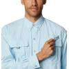 Columbia Men’s PFG Bahama II Long Sleeve Shirt(Spring Blue)