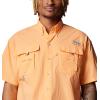 Columbia Men’s PFG Bahama II Short Sleeve Shirt(Bright Nectar)