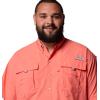 Columbia Men’s PFG Bahama II Short Sleeve Shirt(Melonade)