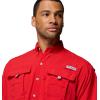 Columbia Men’s PFG Bahama II Short Sleeve Shirt(Red Spark)