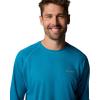 Columbia Mens PFG Solar Stream Long Sleeve(Blue Echo)