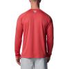 Columbia Mens PFG Solar Stream Long Sleeve(Sunset Red)
