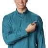 Columbia Mens PFG Tamiami Ii Long Sleeve Shirt(Aegean Blue)