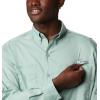 Columbia Mens PFG Tamiami Ii Long Sleeve Shirt(Aqua Tone)