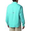 Columbia Mens PFG Tamiami Ii Long Sleeve Shirt(Bright Aqua)