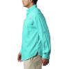 Columbia Mens PFG Tamiami Ii Long Sleeve Shirt(Bright Aqua)