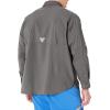 Columbia Mens PFG Tamiami Ii Long Sleeve Shirt(City Grey)