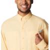 Columbia Mens PFG Tamiami Ii Long Sleeve Shirt(Cocoa Butter)